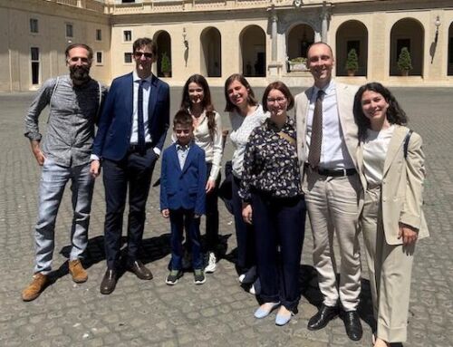 I giovani EoF di Arena di Pace da Papa Leone XIV